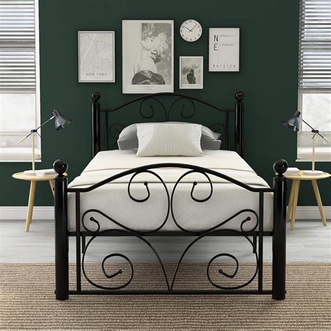 metal bed frame fabrication|wholesale metal single bed frames.